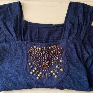 Free People Embellished tank top